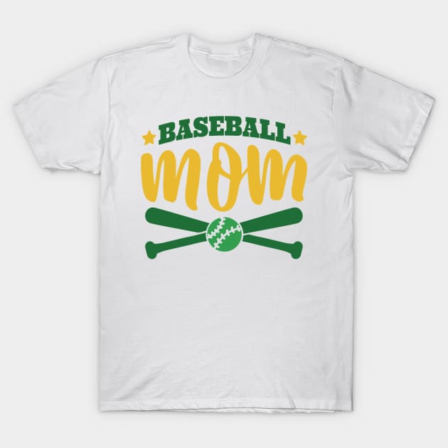 Baseball Mom T-Shirt by MajorCompany